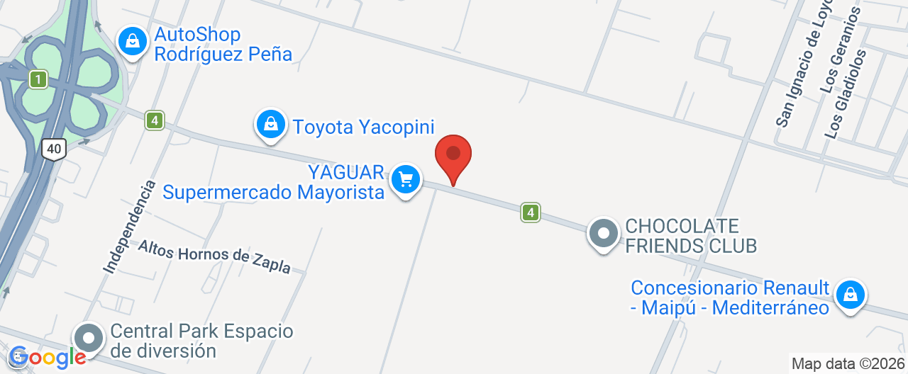 Mapa de la ubicación