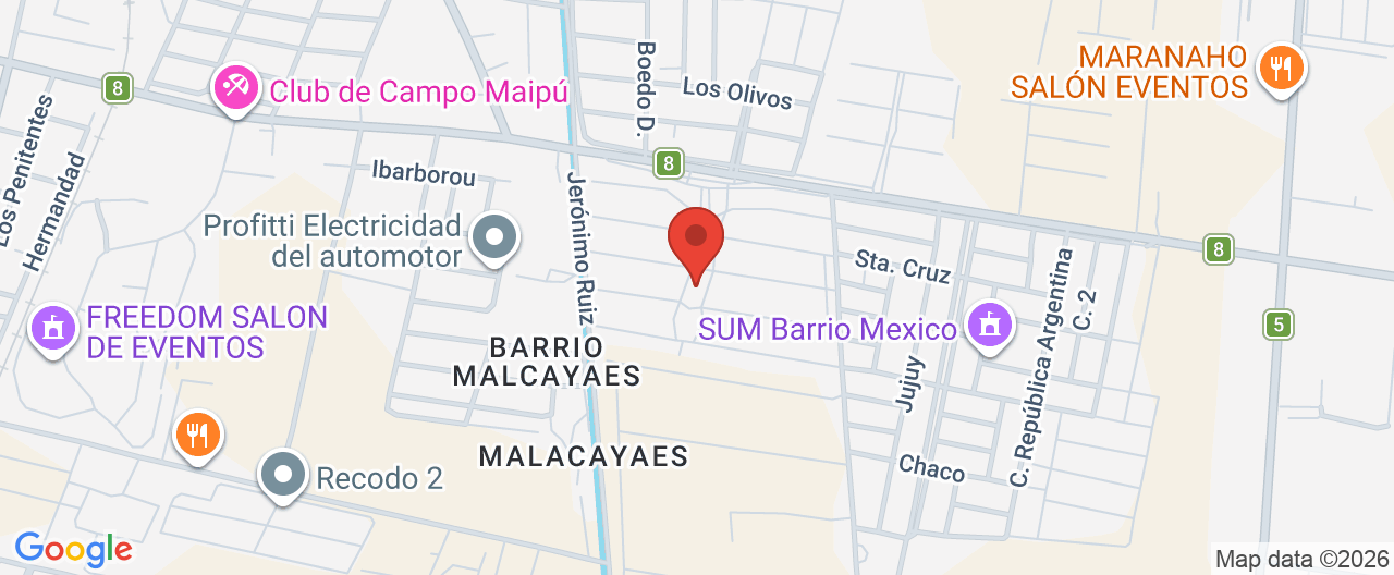 Mapa de la ubicación