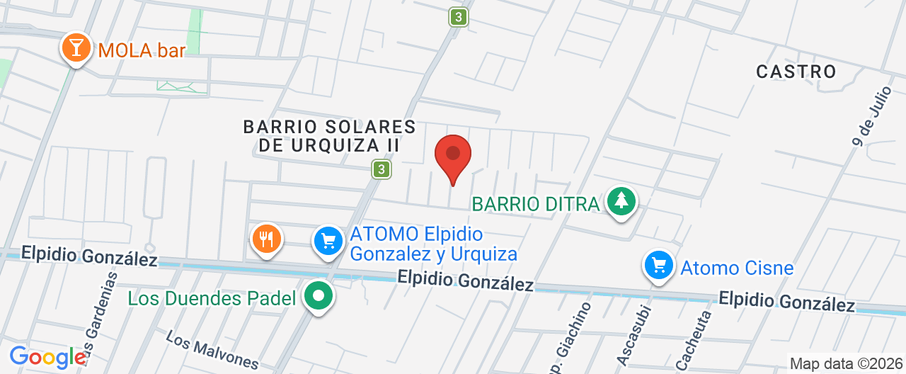 Mapa de la ubicación