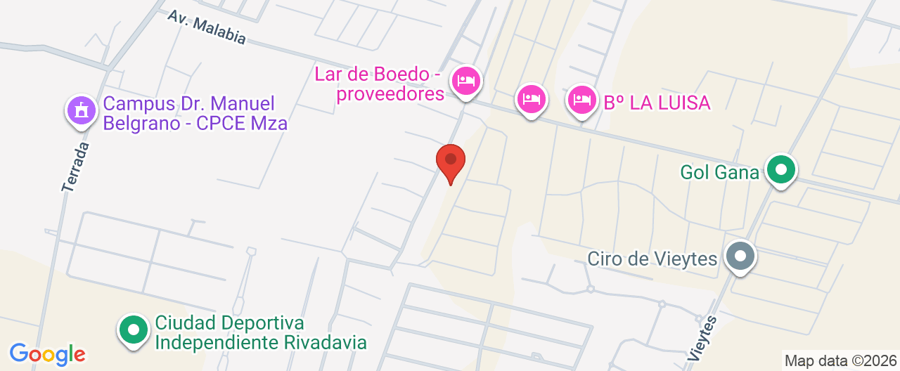 Mapa de la ubicación