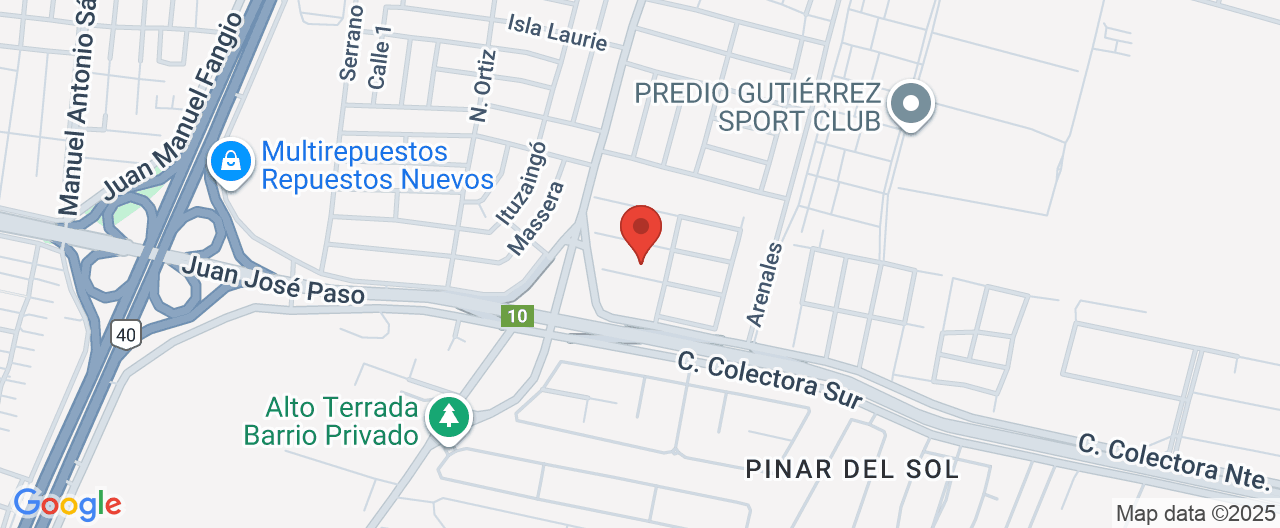 Mapa de la ubicación