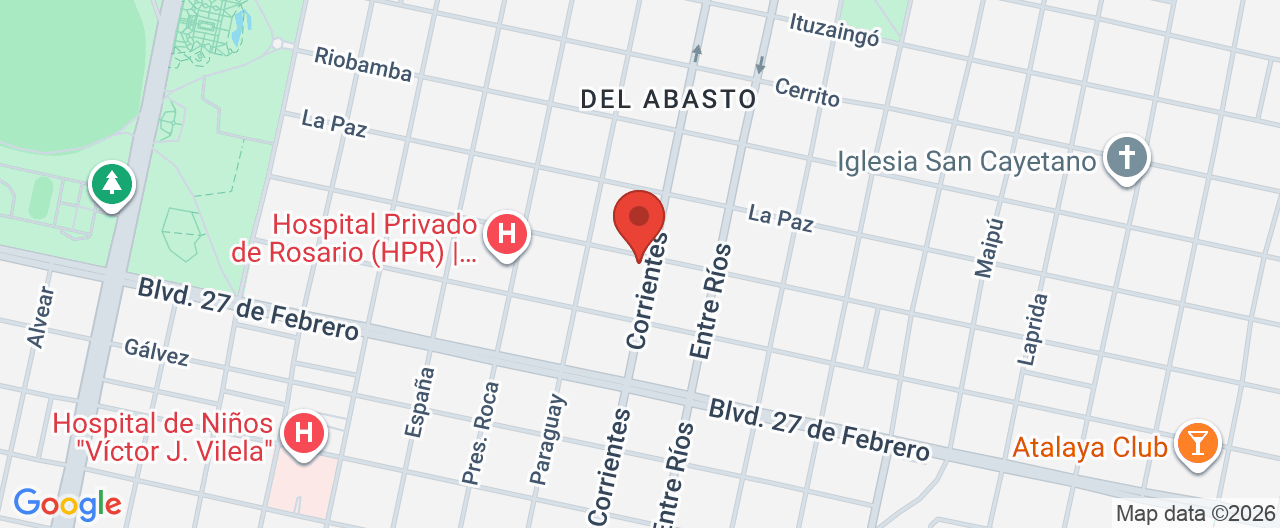 Mapa de la ubicación