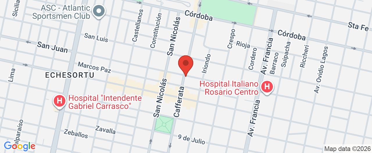 Mapa de la ubicación