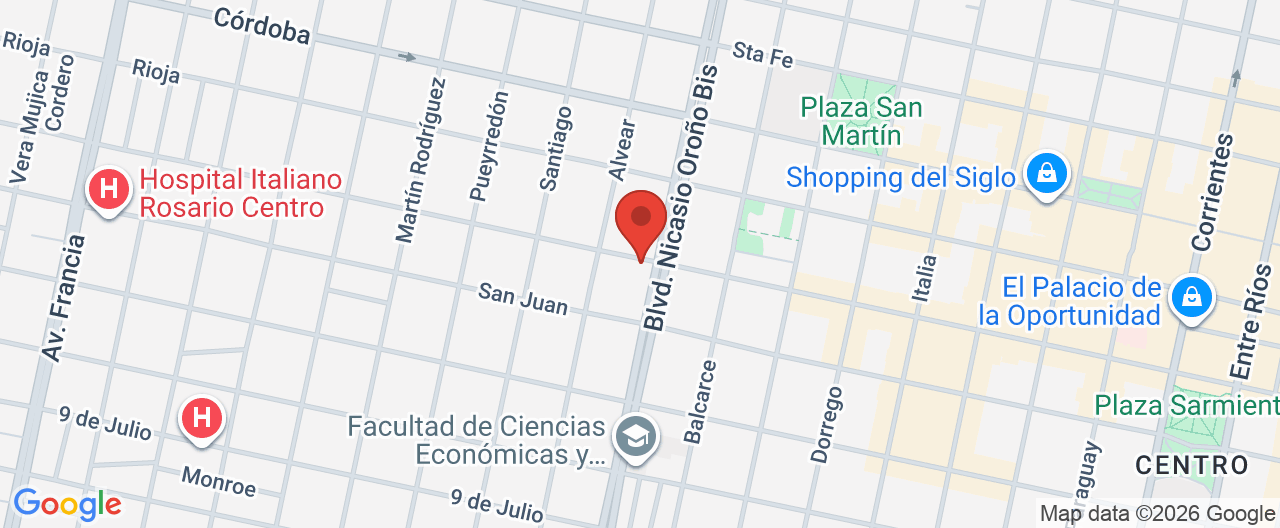 Mapa de la ubicación