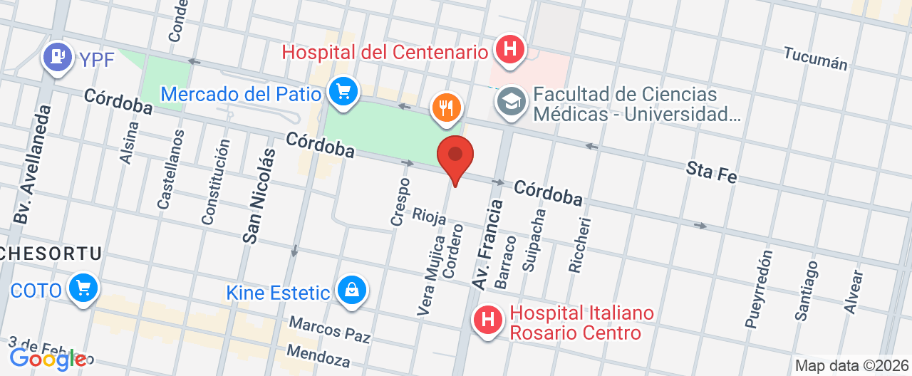 Mapa de la ubicación