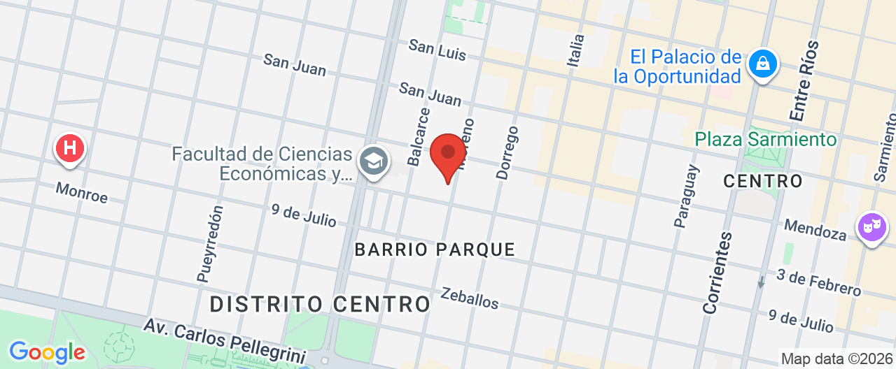 Mapa de la ubicación