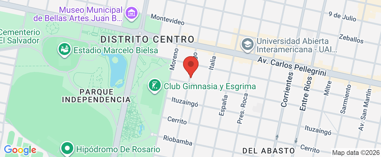 Mapa de la ubicación