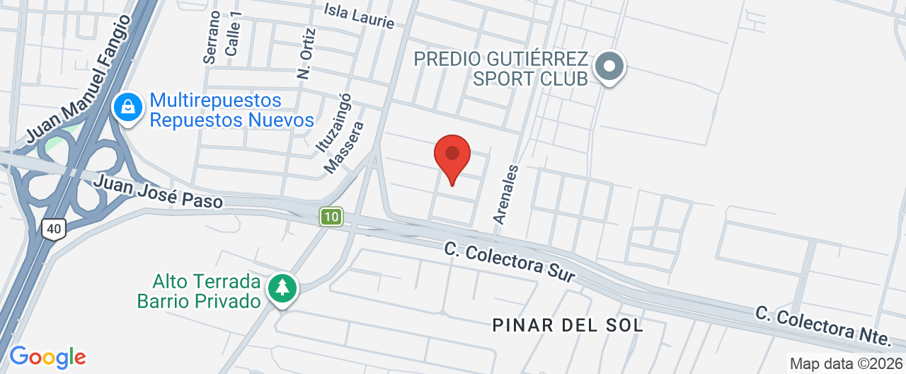 Mapa de la ubicación
