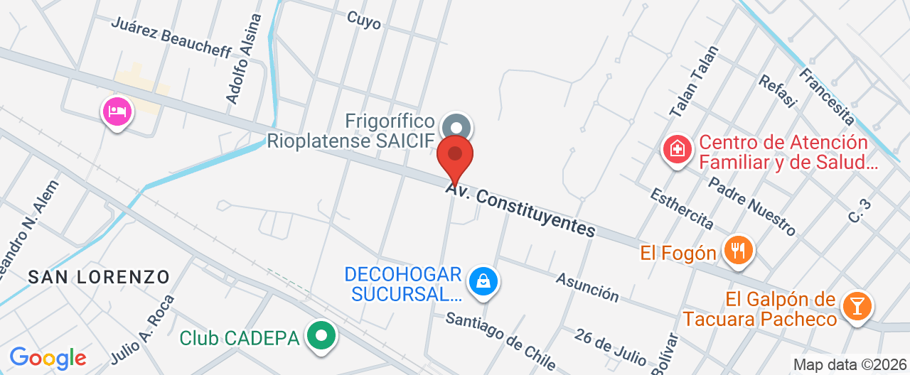 Mapa de la ubicación