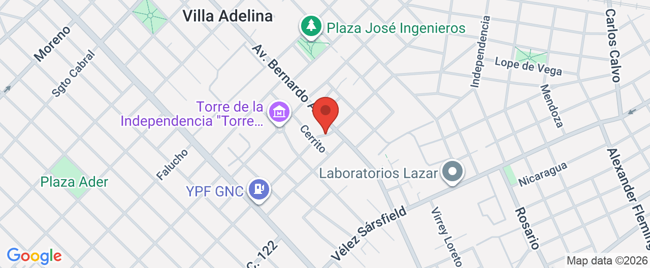 Mapa de la ubicación