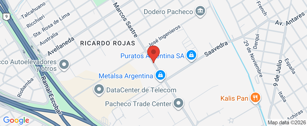 Mapa de la ubicación