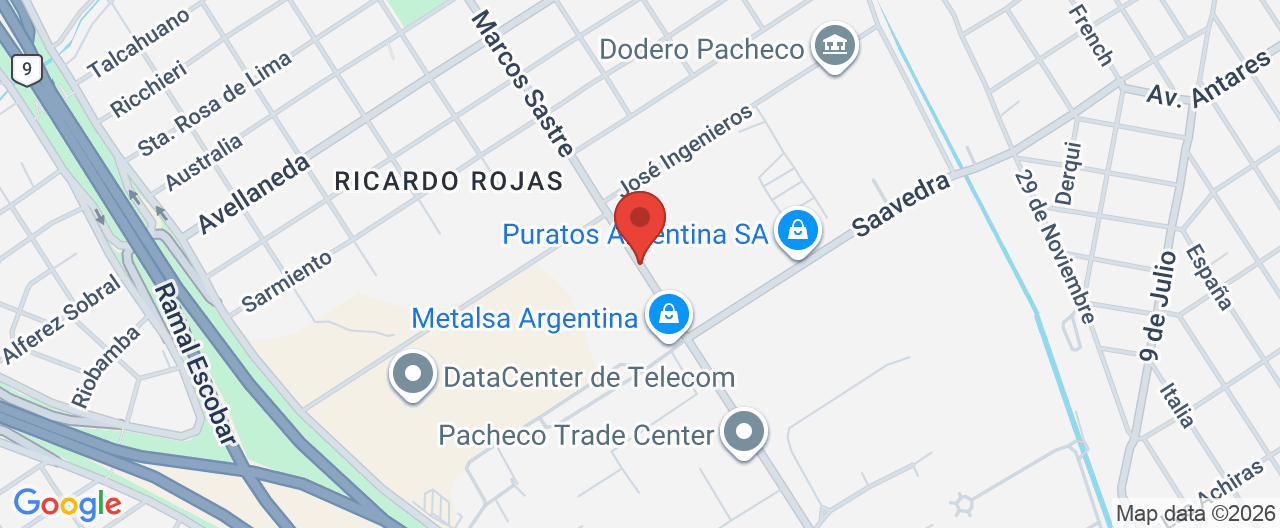Mapa de la ubicación