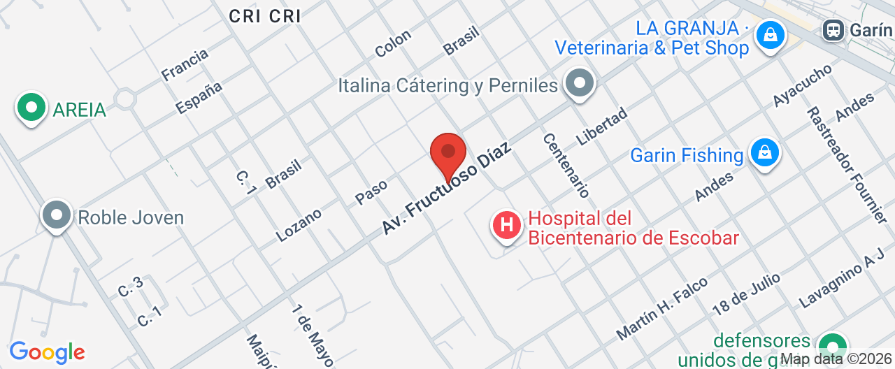 Mapa de la ubicación