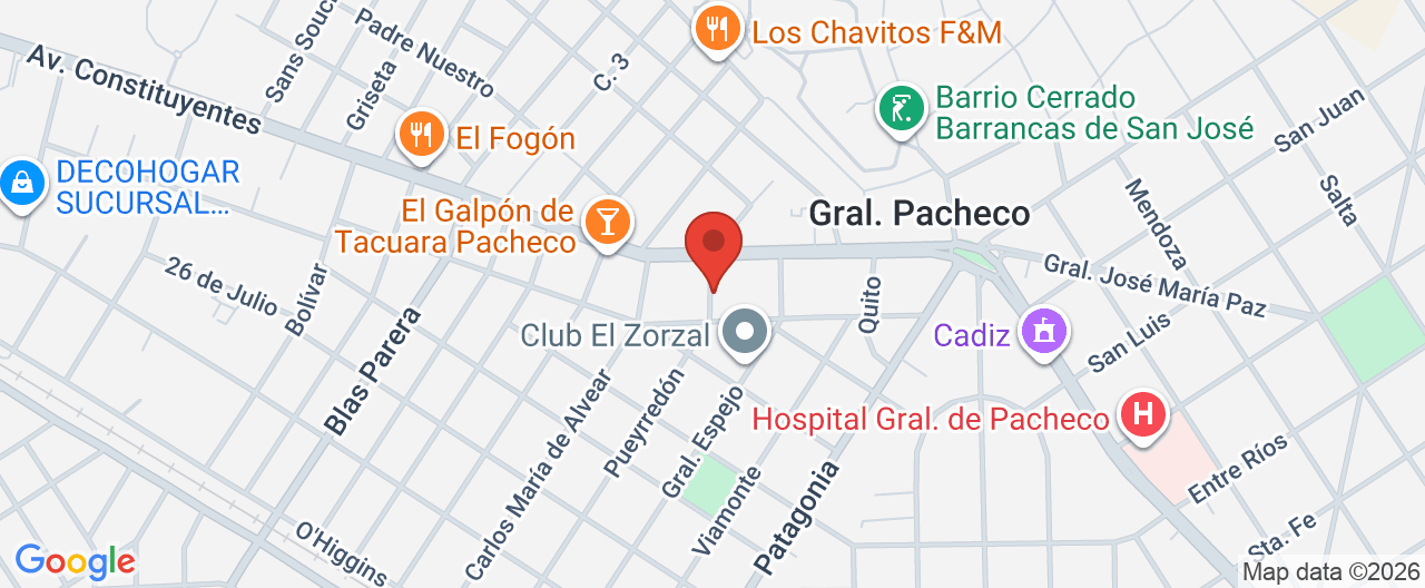 Mapa de la ubicación