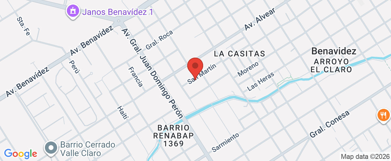 Mapa de la ubicación
