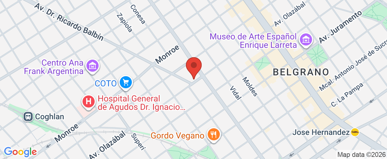 Mapa de la ubicación