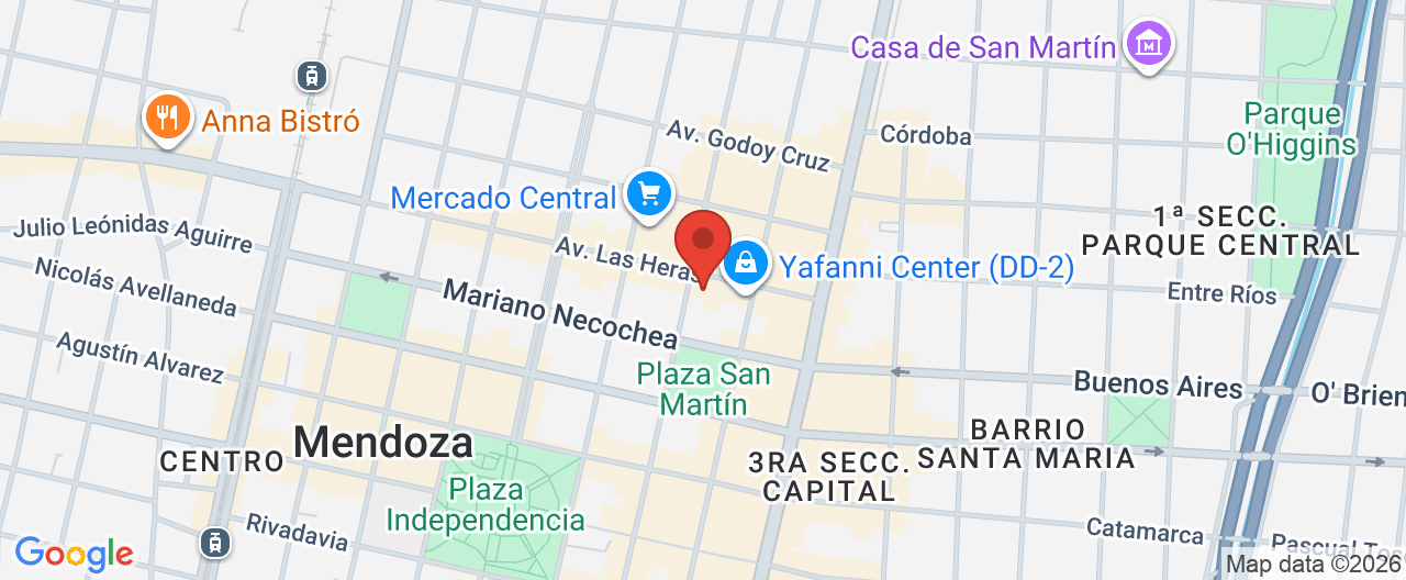 Mapa de la ubicación