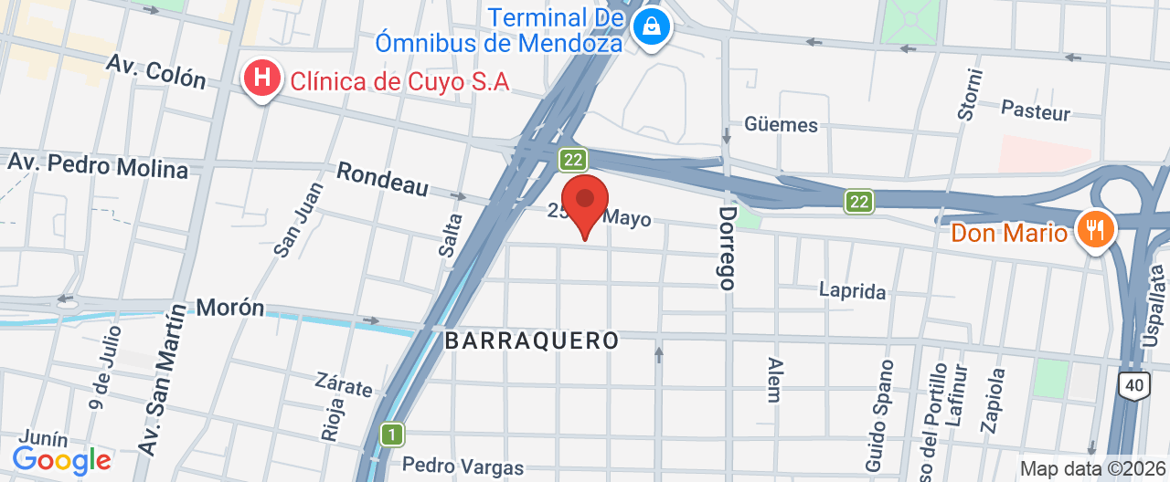 Mapa de la ubicación