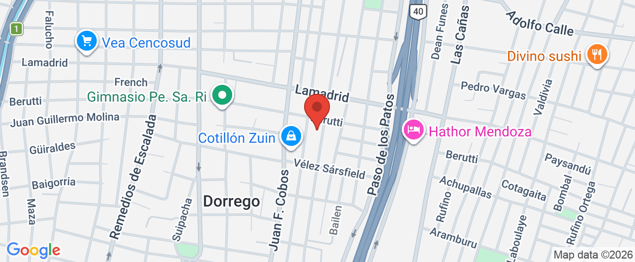 Mapa de la ubicación