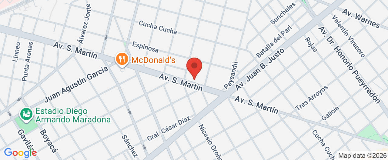 Mapa de la ubicación