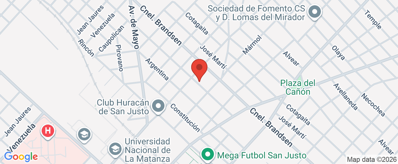 Mapa de la ubicación