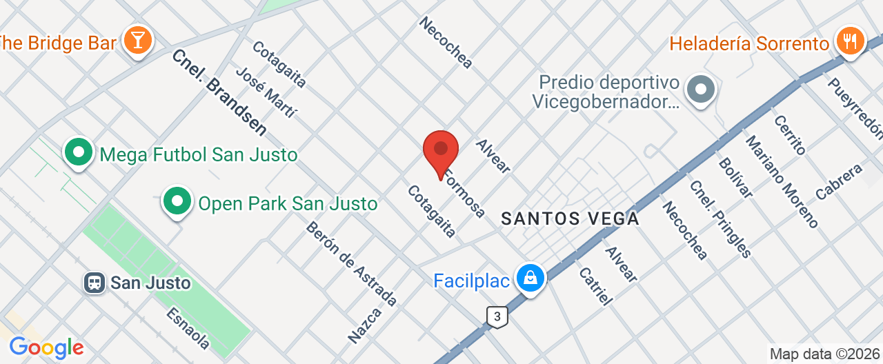 Mapa de la ubicación