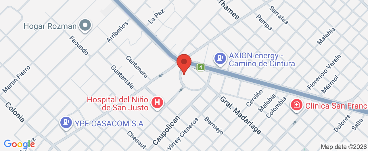 Mapa de la ubicación