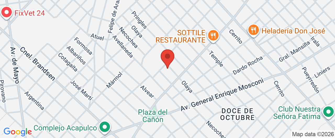 Mapa de la ubicación