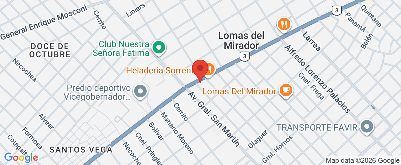 Mapa de la ubicación