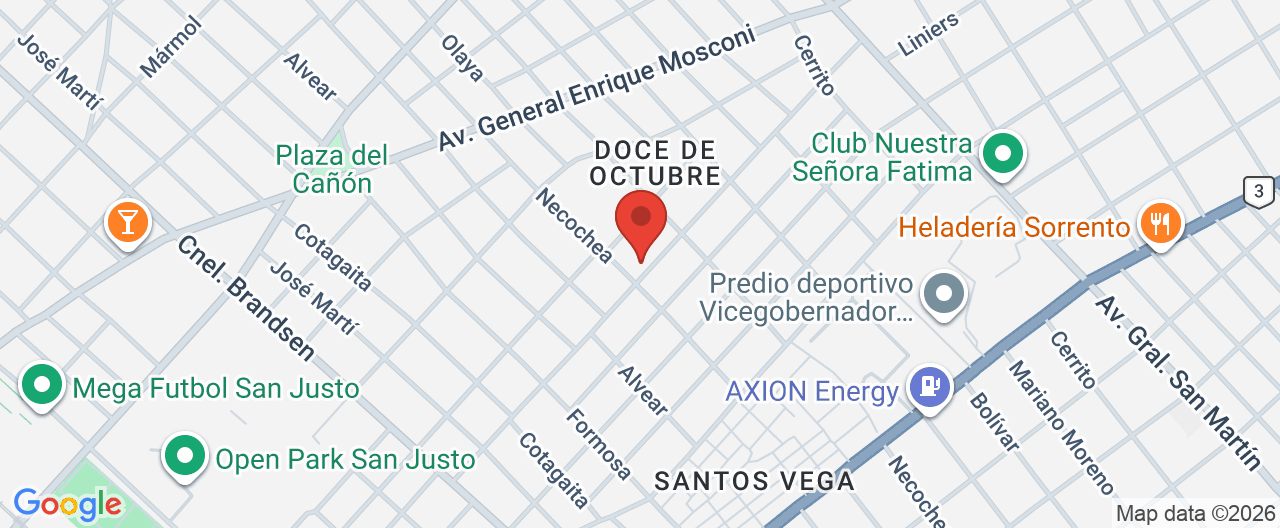 Mapa de la ubicación