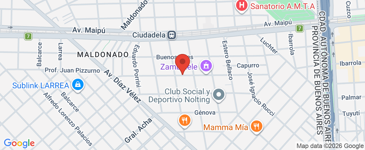 Mapa de la ubicación