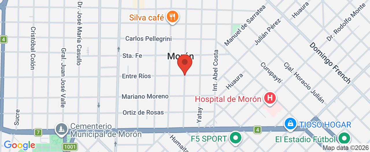 Mapa de la ubicación