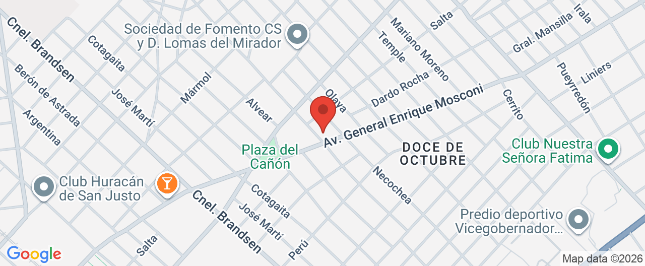 Mapa de la ubicación