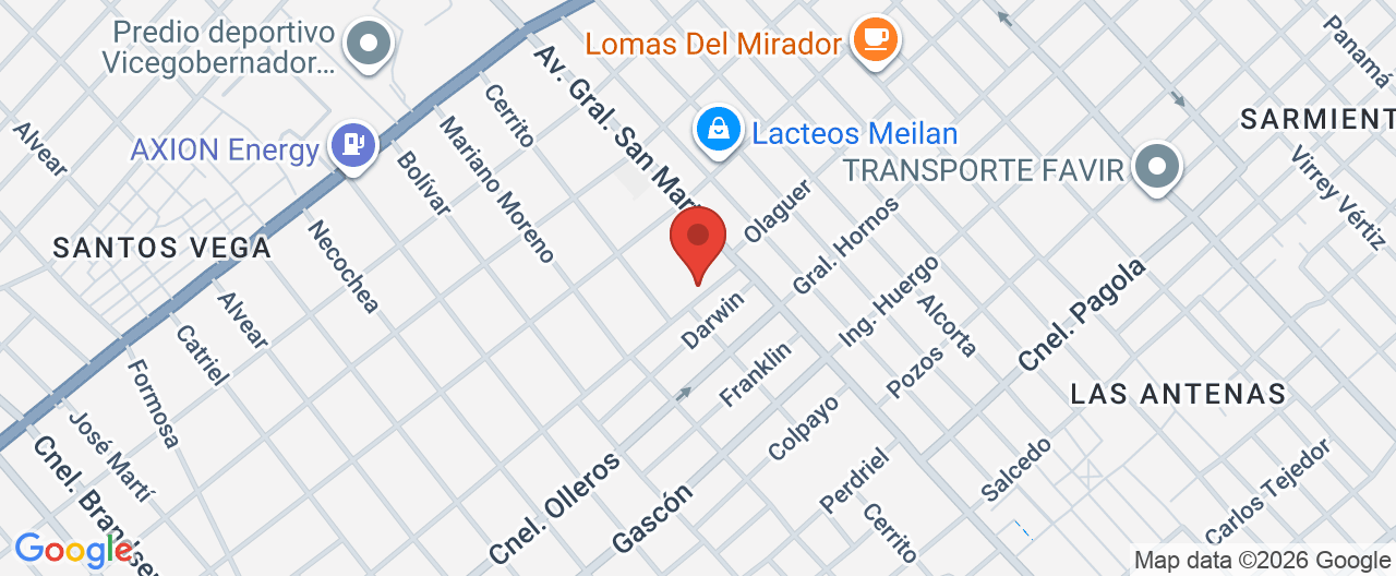 Mapa de la ubicación