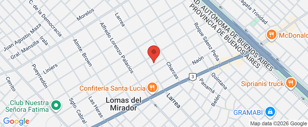 Mapa de la ubicación