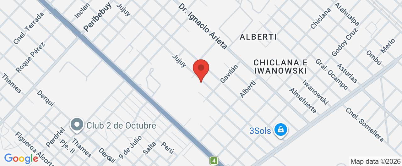 Mapa de la ubicación