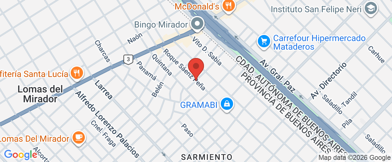 Mapa de la ubicación