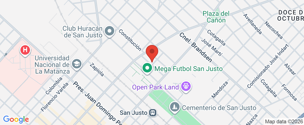 Mapa de la ubicación