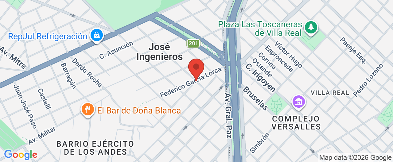 Mapa de la ubicación