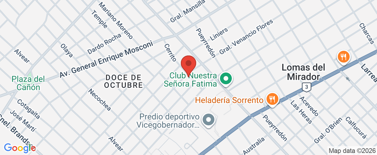 Mapa de la ubicación