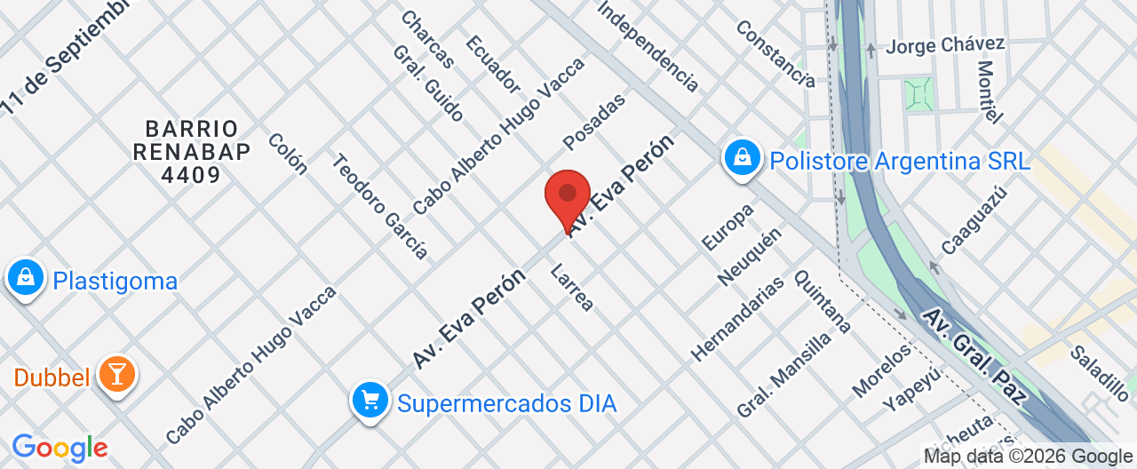Mapa de la ubicación