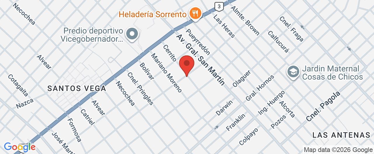 Mapa de la ubicación
