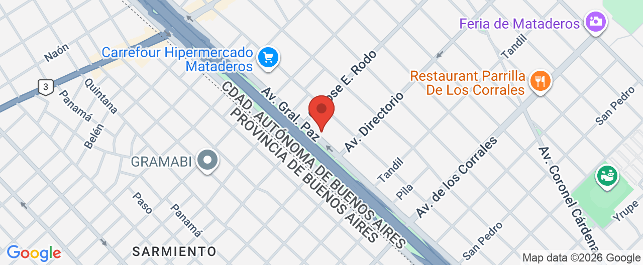 Mapa de la ubicación