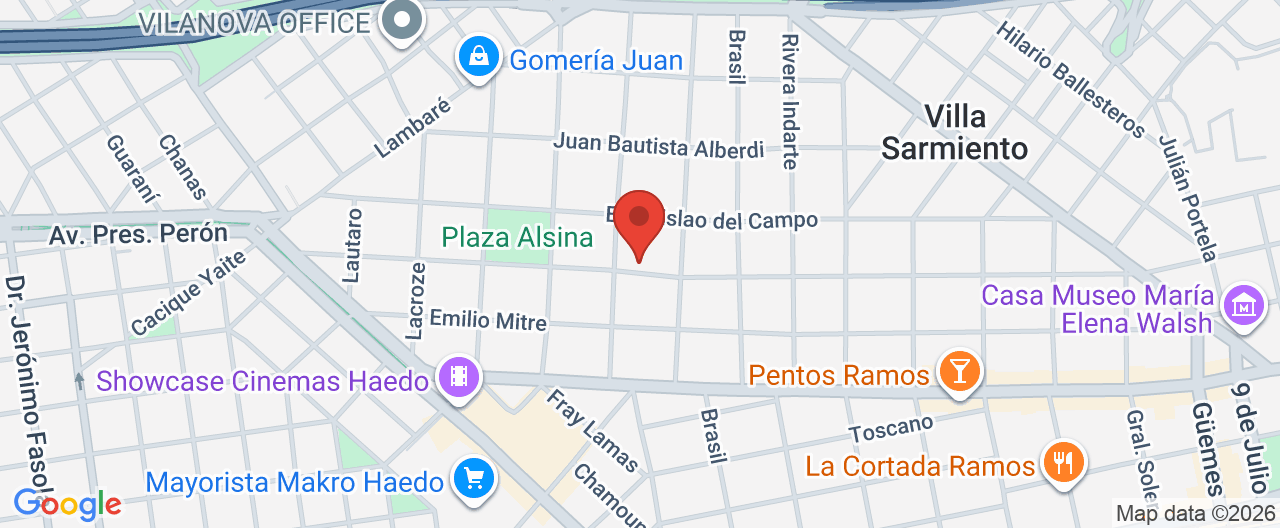 Mapa de la ubicación