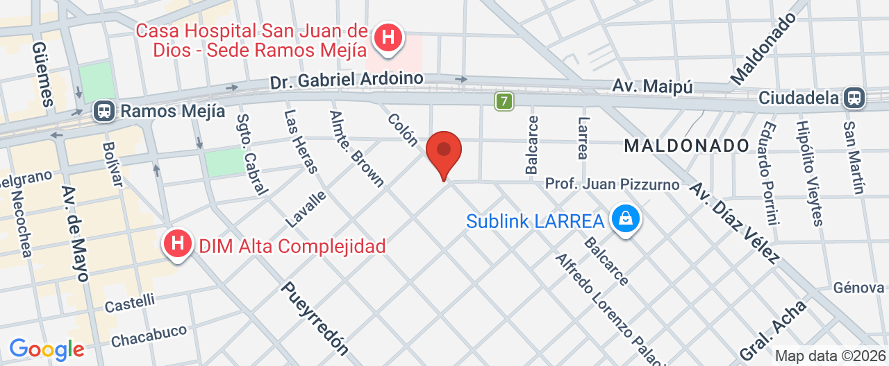 Mapa de la ubicación
