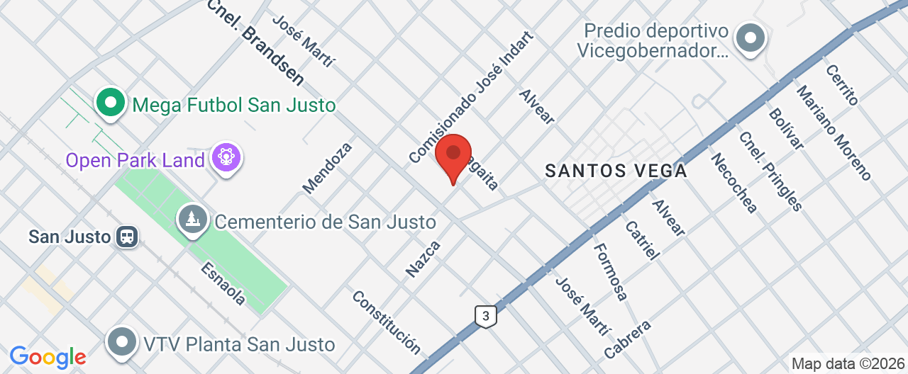 Mapa de la ubicación