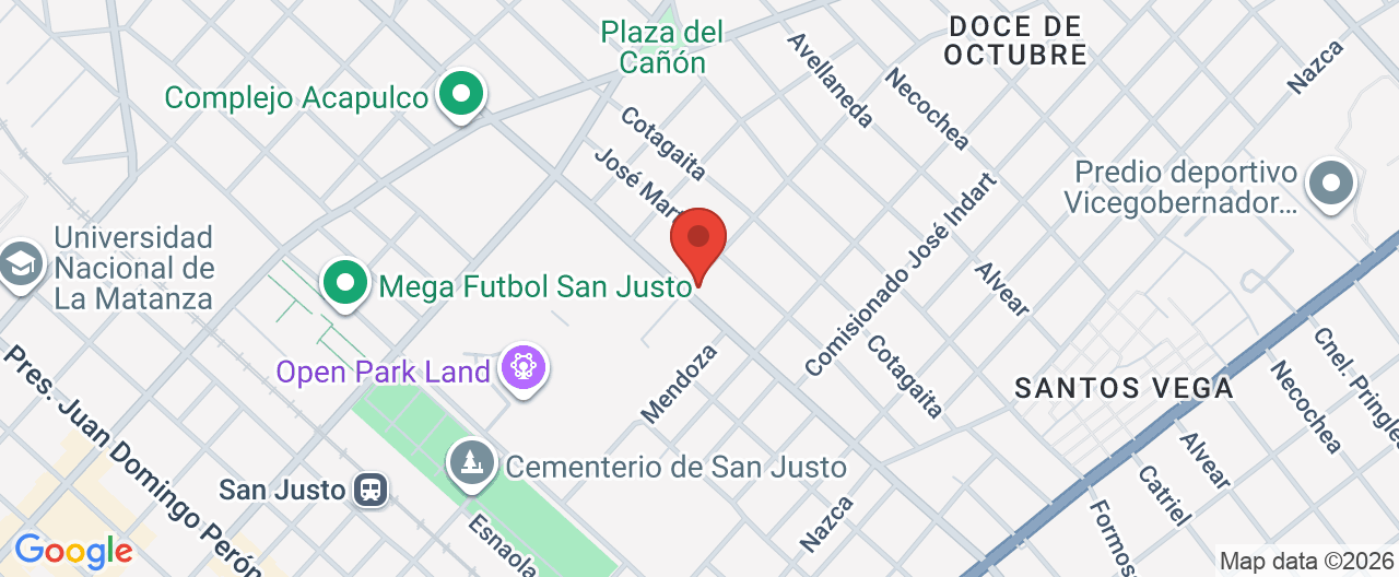 Mapa de la ubicación