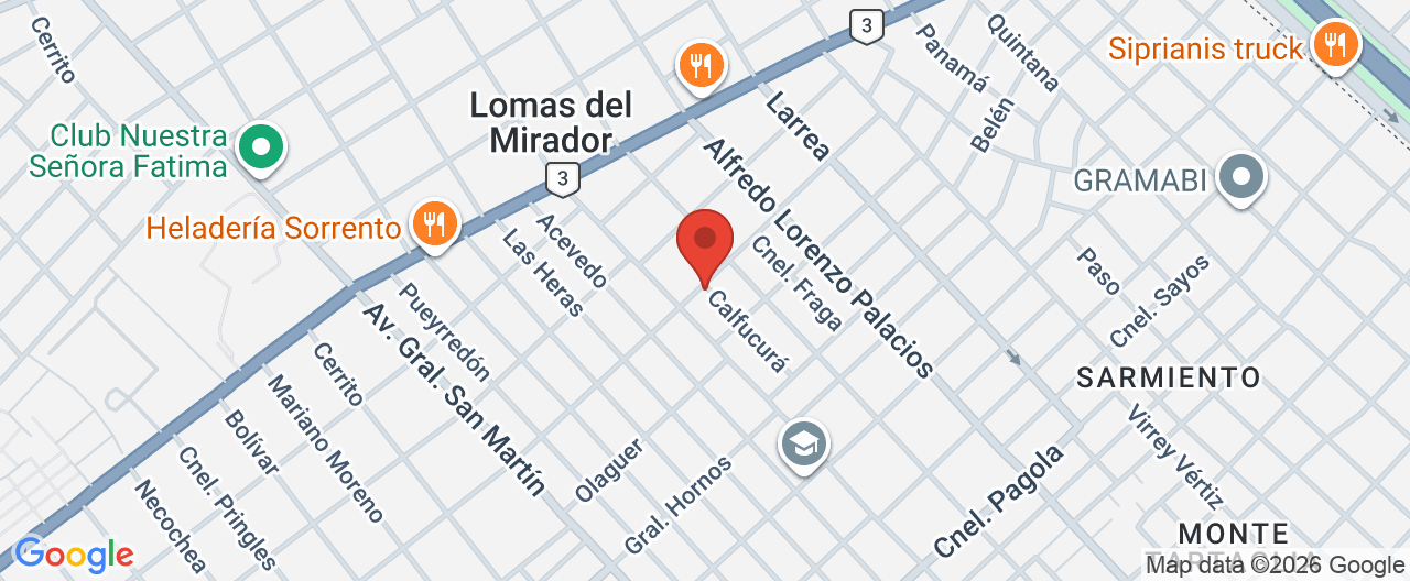 Mapa de la ubicación