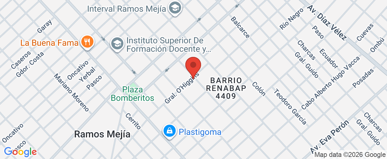 Mapa de la ubicación