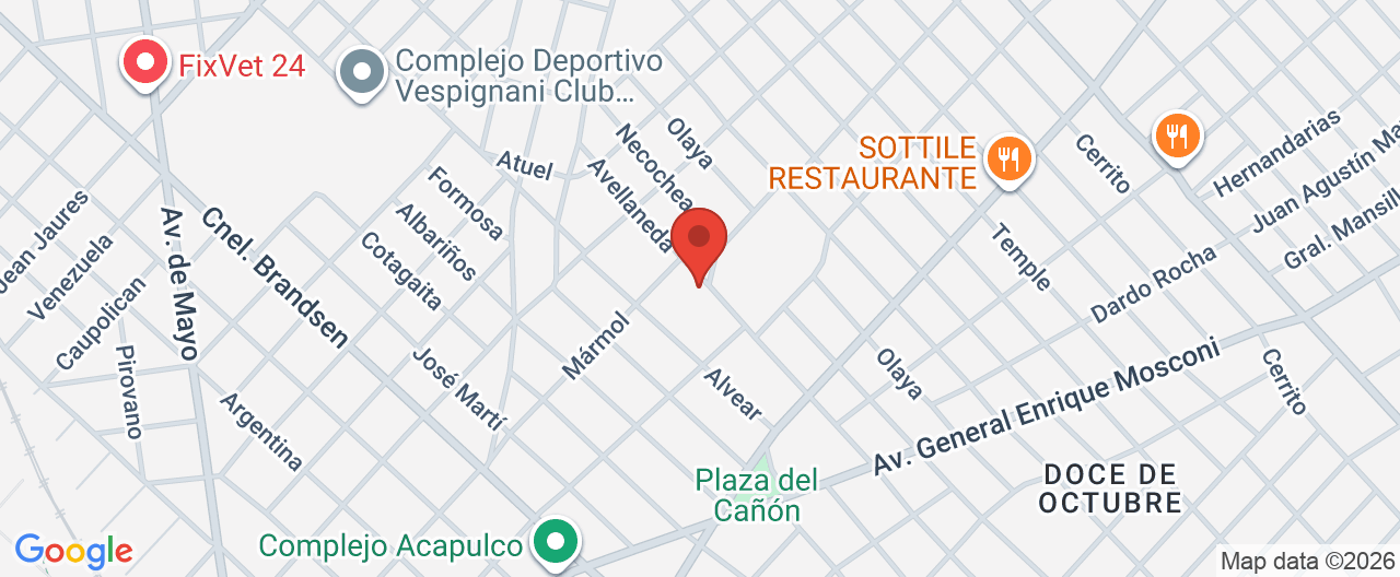 Mapa de la ubicación